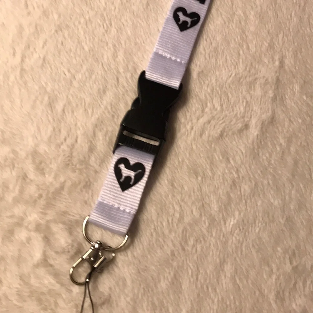 ✅HOST Pick✅ White Love Pink Lanyard, NWOT